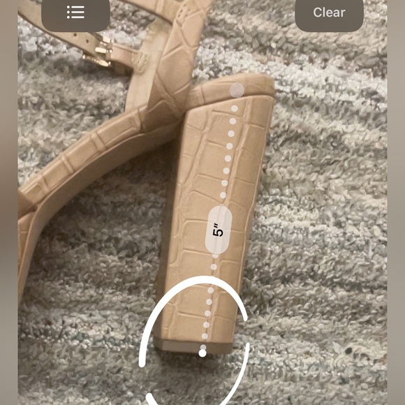 Daniella Shevel Platform Heels Sandals Size EU 39.5 (like new) - Picture 3 of 8